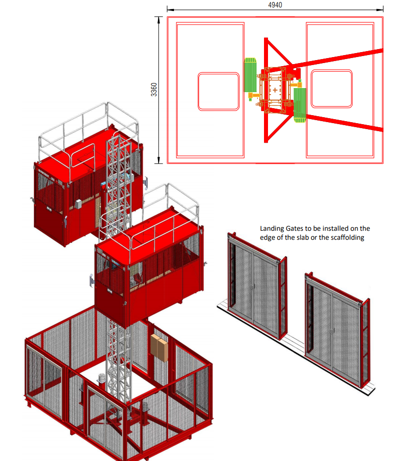 Wickham PG1200HD Goods Hoist 1